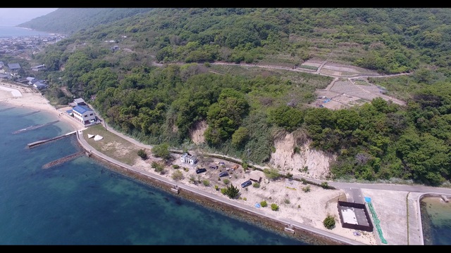 初のタープ泊 〜女木海浜公園〜 初のタープ泊 〜女木海浜公園〜