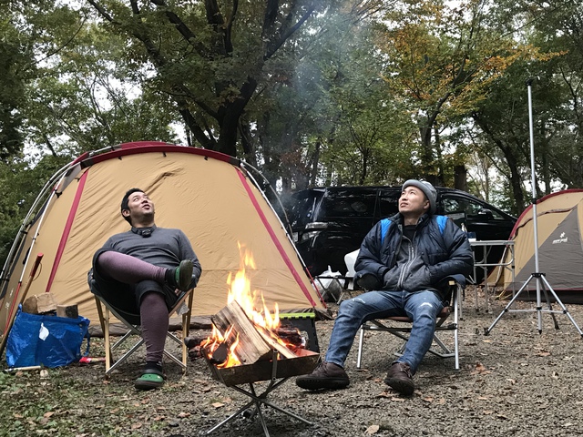 2018年秋有野実苑飲み会キャンプ　その④