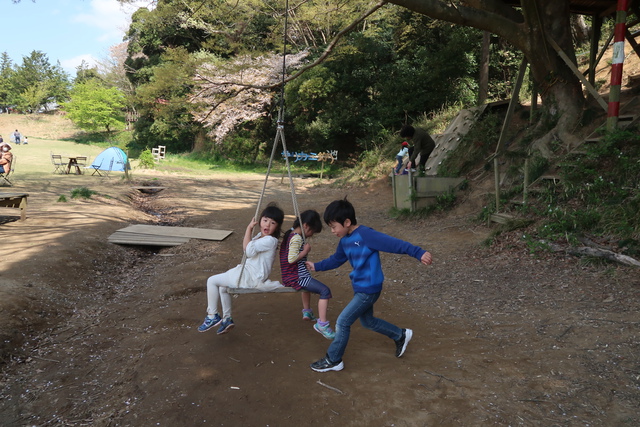 【20180331】ジージの森でお花見春キャンプ 【20180331】ジージの森でお花見春キャンプ