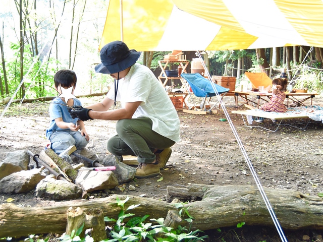くりの木キャンプ場でロングデイキャンプ くりの木キャンプ場でロングデイキャンプ