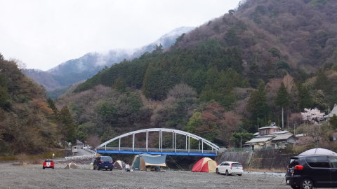 花見キャンプ出来ました。 花見キャンプ出来ました。