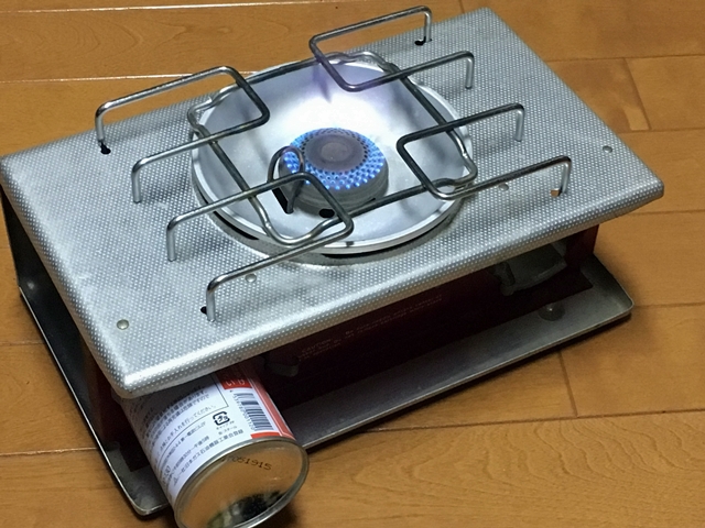 Coleman 5404 Picnic stoveのカセットガス化 Coleman 5404 Picnic stoveのカセットガス化