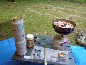 休みの初日はデイキャンプ