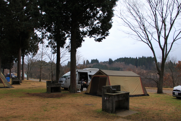年末年始　九州遠征旅行　その３　～歌瀬キャンプ場～
