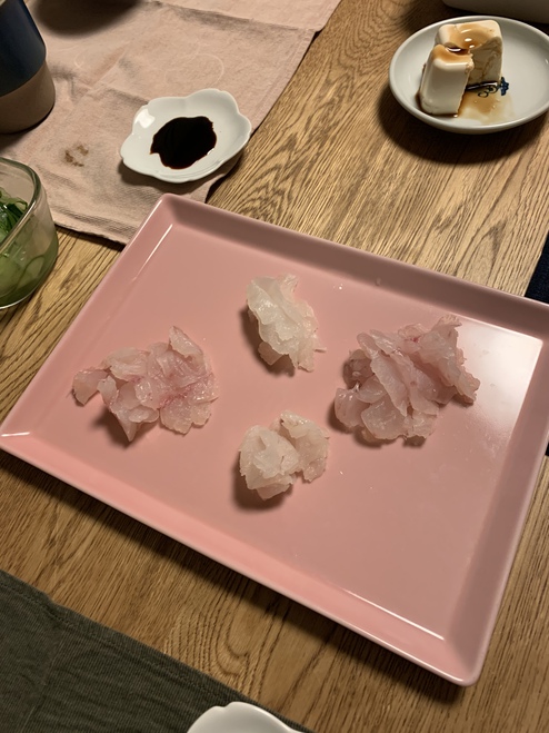 昨日の晩御飯はアラカブ 昨日の晩御飯はアラカブ