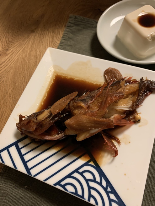 昨日の晩御飯はアラカブ 昨日の晩御飯はアラカブ