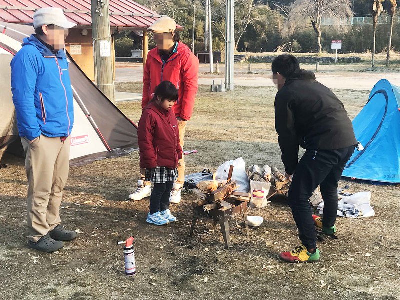 岩倉ファームパーク　送別会キャンプ　2017.03.19〜20