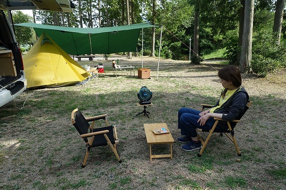 夏のキャンプにはマキタの扇風機が良いかもw(^^; 夏のキャンプにはマキタの扇風機が良いかもw(^^;