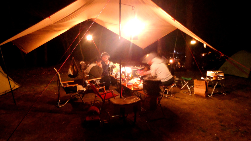 四徳温泉キャンプ場でキャンプだっ！