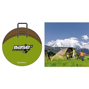 簡単設営のテント:ケシュア BASE SECONDS 4.2