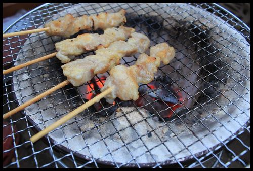 足湯to紅葉de焼き鳥
