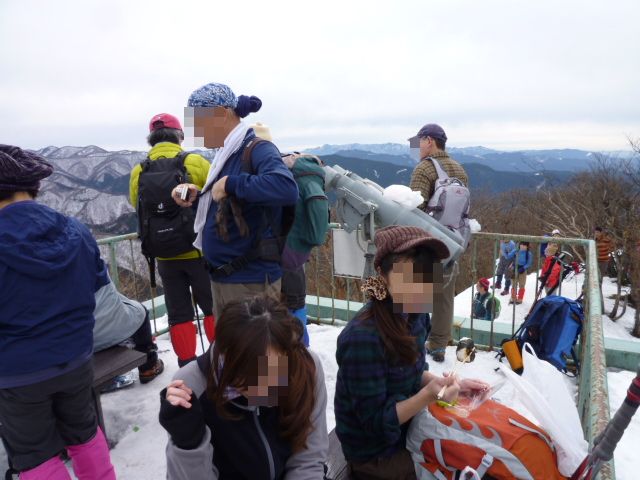 ヤマ女子×冬の高見山