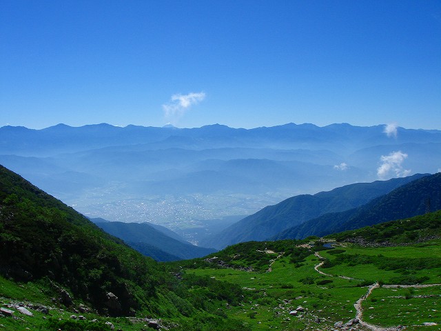 木曽駒ケ岳山頂へ