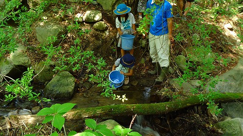 イベントキャンプでお田植え!inいなかの風