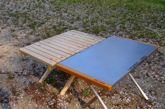 キャンプ用木製テーブルを自作しました。