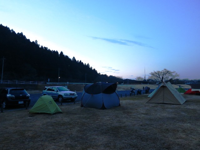 【DAKAR整備】辰ノ口親水公園キャンプレポ（1月26日）
