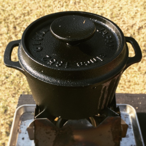アルストと鋳造鍋の炊飯
