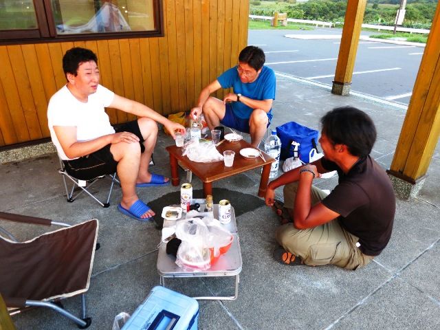 2012年夏！北海道キャンプツーリングレポ（9/1：夕陽ヶ丘宴会）
