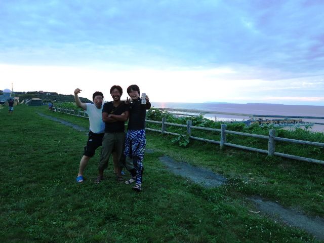 2012年夏！北海道キャンプツーリングレポ（9/1：夕陽ヶ丘宴会）