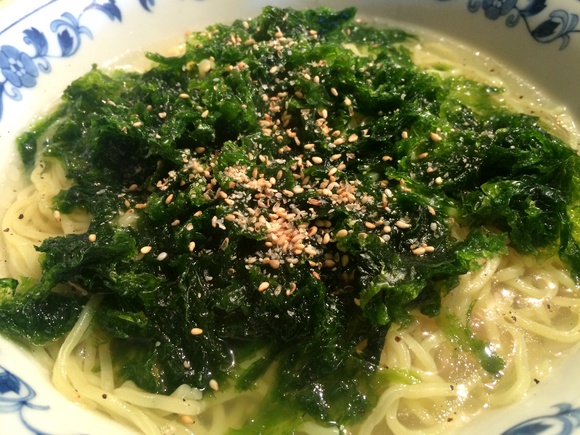 『青さのり塩ラーメン』を作ってみた‼︎