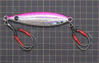 ジグのフックセッティング2 Strobe 100g ジグのフックセッティング2 Strobe 100g