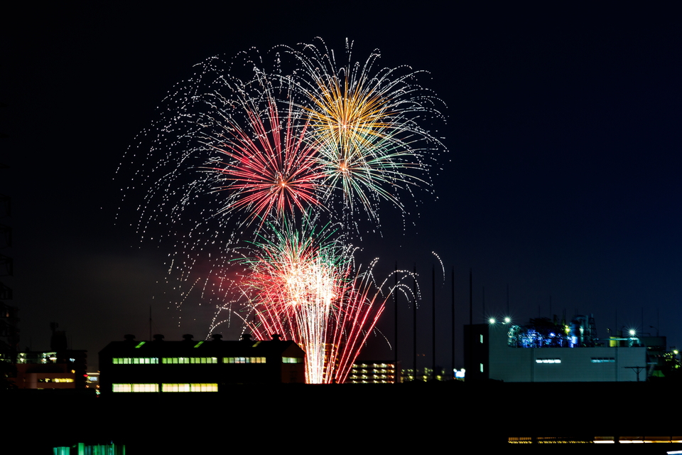 家から、花火! 家から、花火!