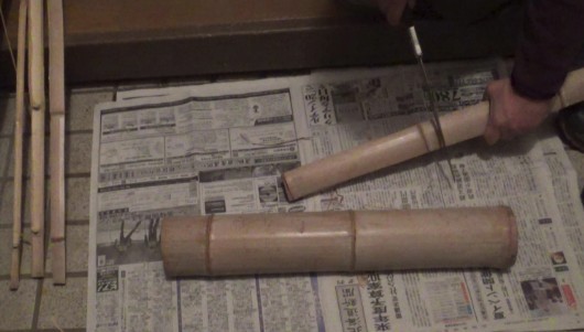雪中キャンプ用に 竹ペグを 作ってみました♪ 雪中キャンプ用に 竹ペグを 作ってみました♪