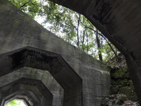 熊延鉄道の遺跡（八角トンネル）二俣橋（ふたまたばし）佐俣（さまた）の湯 に行って来た