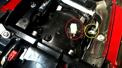 アフリカツイン・リヤ電源取り出し計画 その1 アフリカツイン・リヤ電源取り出し計画 その1