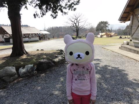 歌瀬キャンプ場にかぶり物劇場が出没!