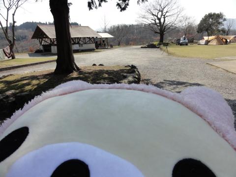 歌瀬キャンプ場にかぶり物劇場が出没!