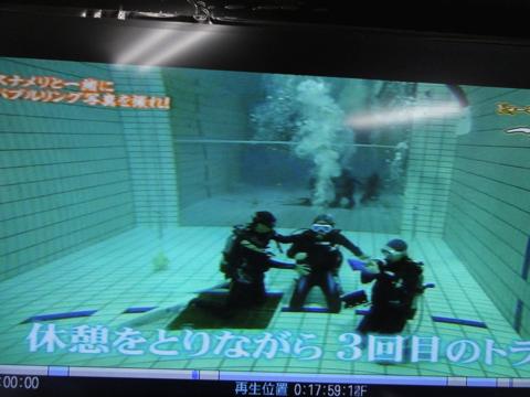 イルカの横バブルリングにチャレンジしてみた