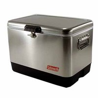 54QTスチールベルトクーラー(Coleman)
