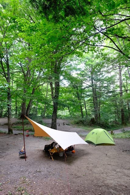 立山・飛騨・信州キャンプ旅（3日目、平湯キャンプ場）