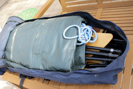 GWに備えてカヌーのメンテ GWに備えてカヌーのメンテ