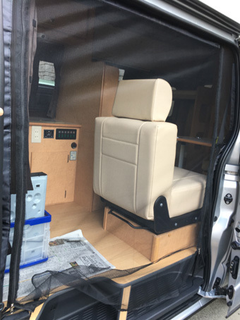 キャンピングカーにカーナビ取付 キャンピングカーにカーナビ取付