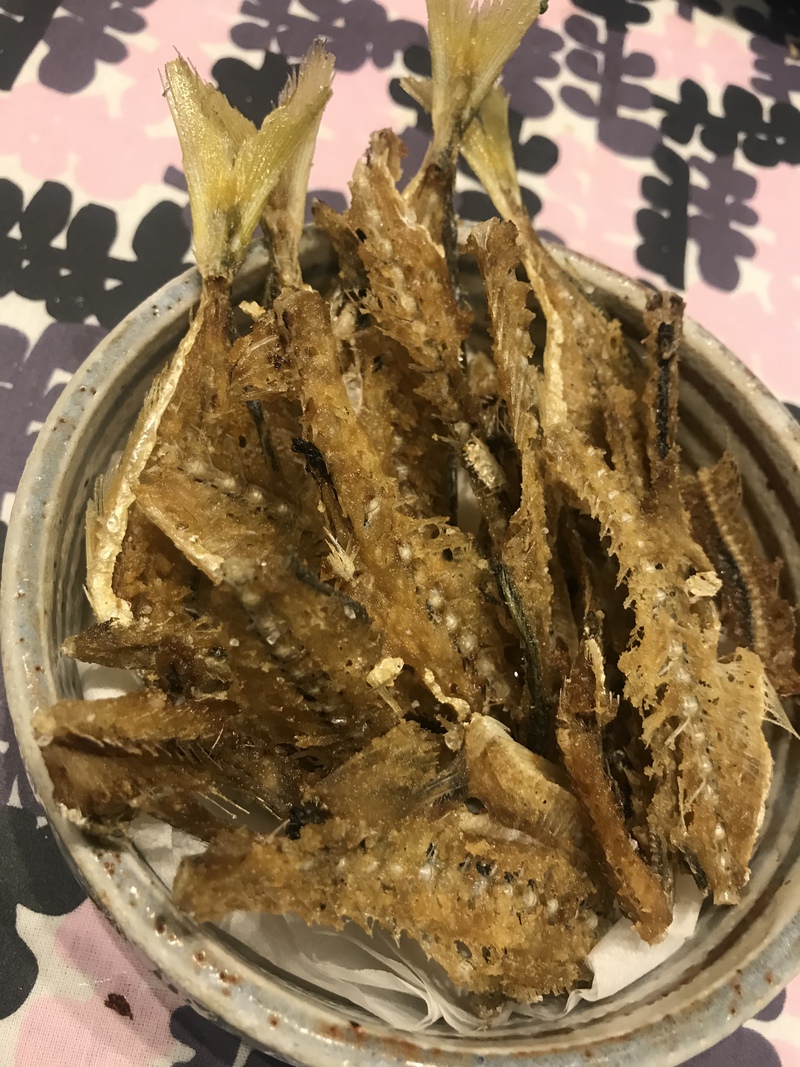 豊浜産アジと夜釣りの料理 豊浜産アジと夜釣りの料理