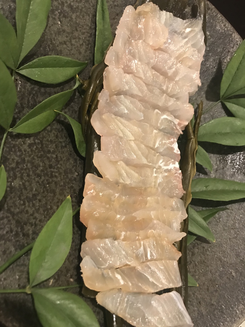 豊浜産アジと夜釣りの料理 豊浜産アジと夜釣りの料理