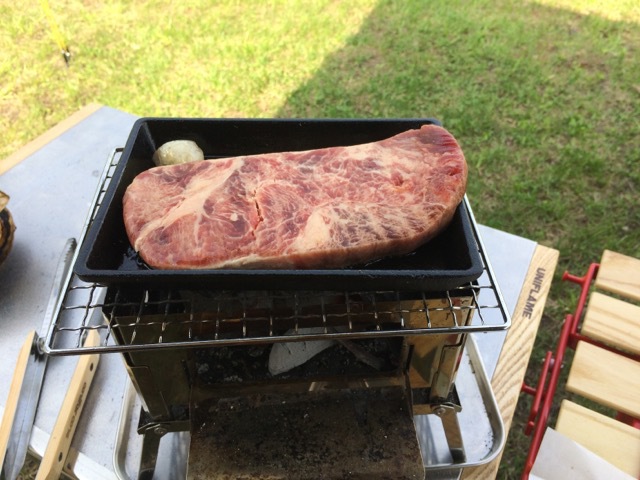 炎幕 初張り 日帰りソロキャンプ。 炎幕 初張り 日帰りソロキャンプ。