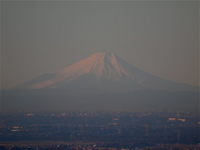 筑波連山縦走路からの富士山遠望