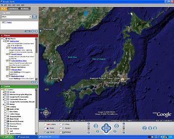 Google earth　は使えるか？