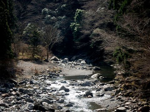 雪と月明かりの川原でソロキャンプ その1 雪と月明かりの川原でソロキャンプ その1