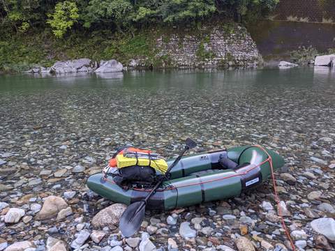 熊野古道周遊・人力旅② ~赤木川パックラフト+伊勢路折り畳み自転車~ 熊野古道周遊・人力旅② ~赤木川パックラフト+伊勢路折り畳み自転車~