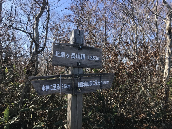 北泉ヶ岳hike 北泉ヶ岳hike