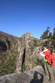 大崩山登山