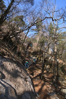 大崩山登山