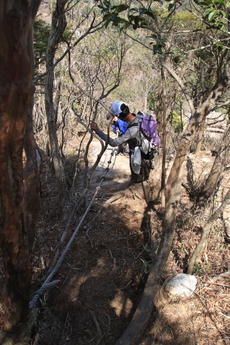 大崩山登山