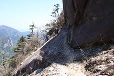 大崩山登山