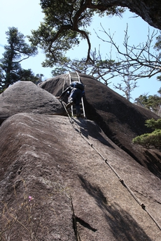 大崩山登山