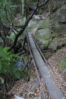 大崩山登山